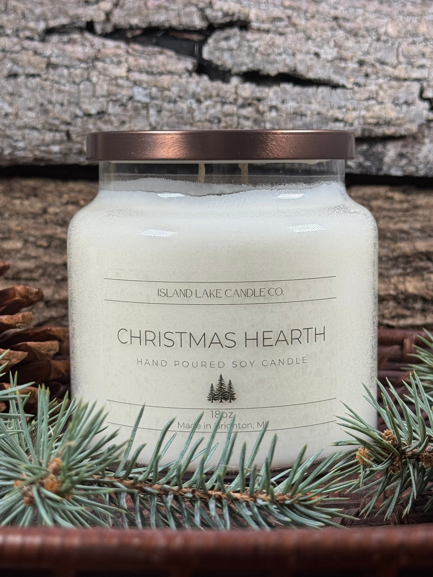 Christmas Hearth - Double Wick