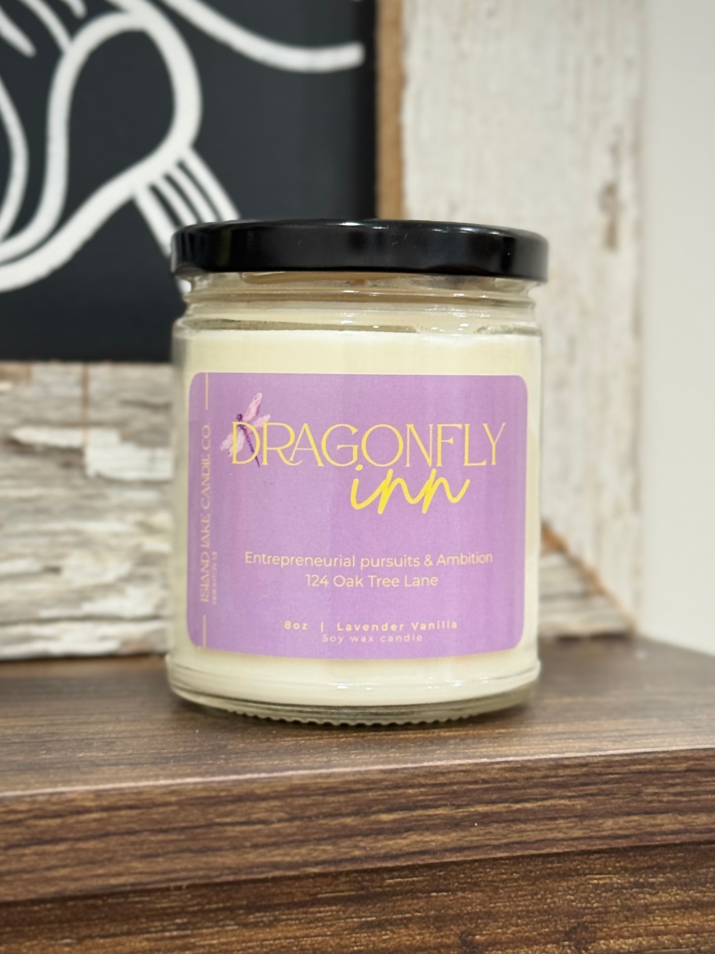 Dragonfly Inn - Lavender Vanilla candle (Pre-order)