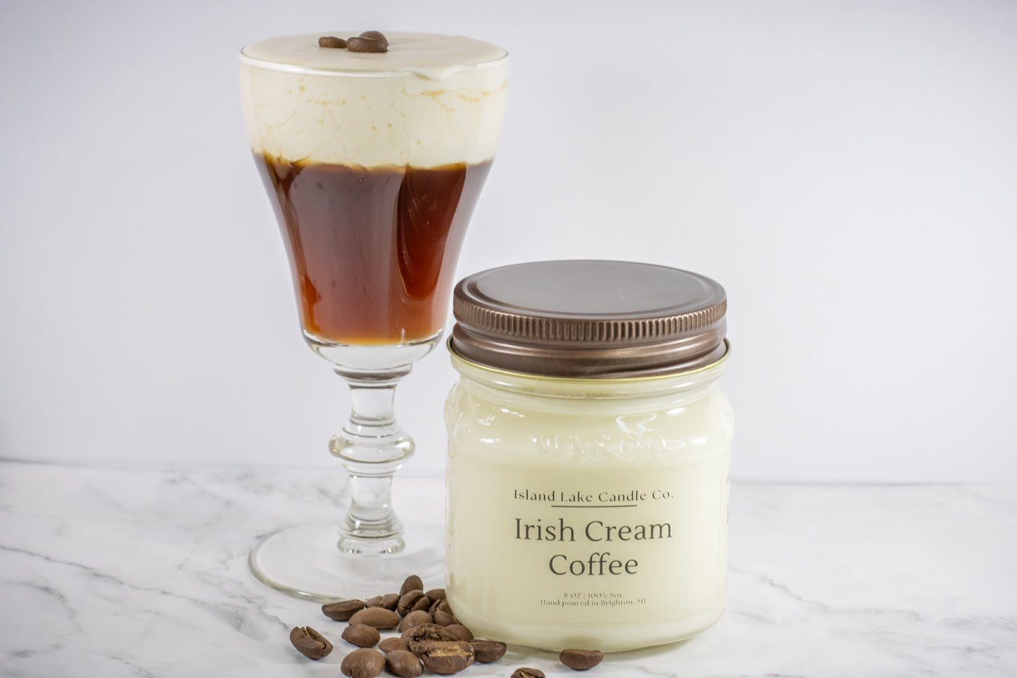 Irish Cream Coffee - Mason Jar