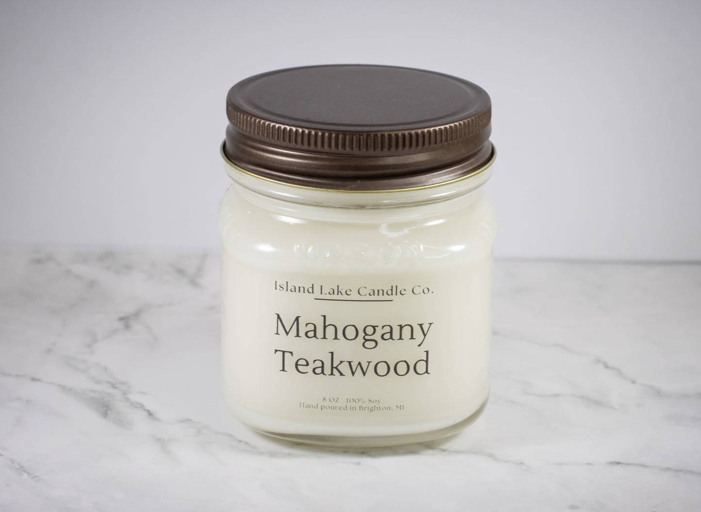 Mahogany Teakwood - Mason Jar