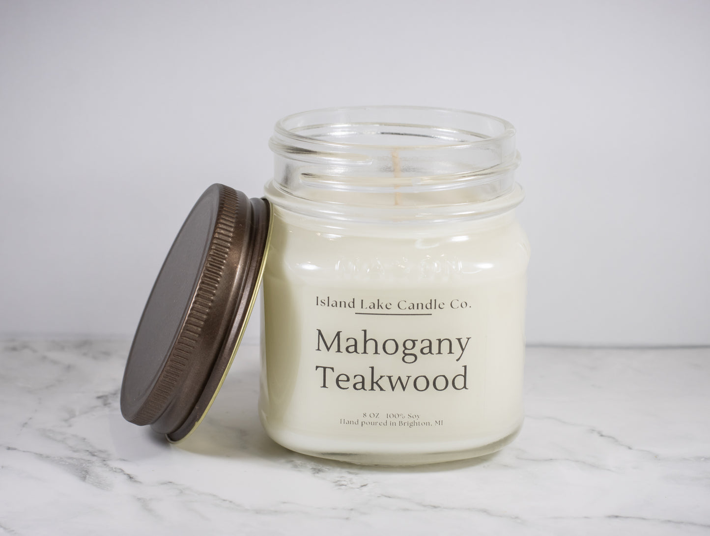Mahogany Teakwood - Mason Jar