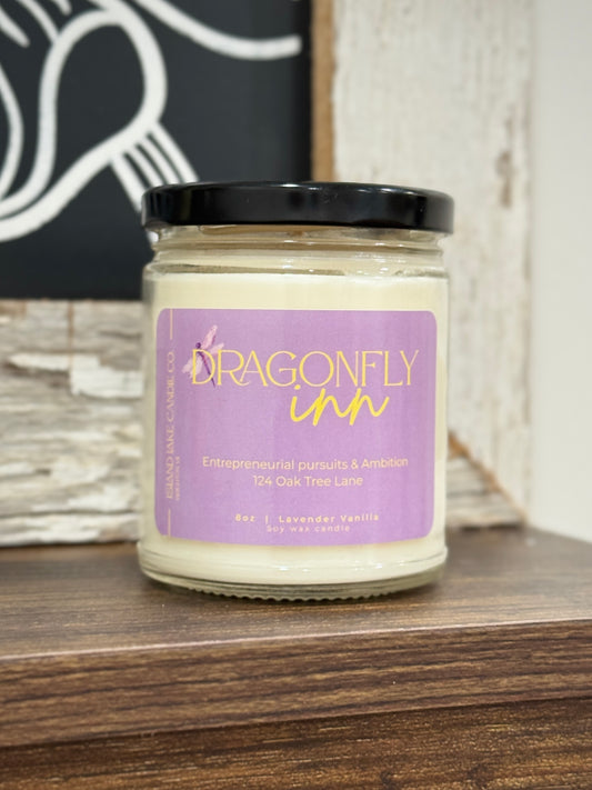 Dragonfly Inn - Lavender Vanilla candle (Pre-order)