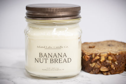 Banana Nut Bread - Mason Jar Style