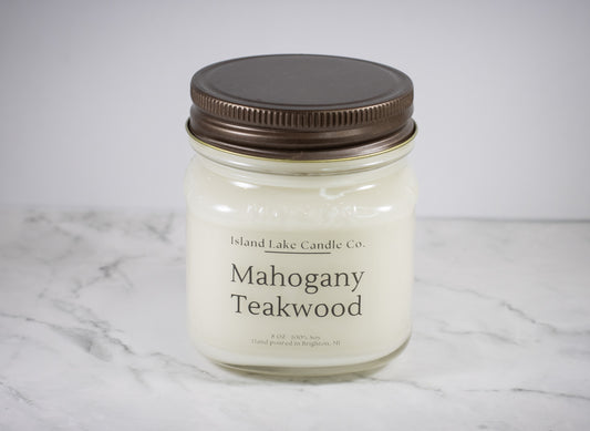Mahogany Teakwood - Mason Jar